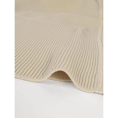 ラシュッド LASUD ロゴデザインリブニットタイトスカート （エクリュ）｜詳細画像