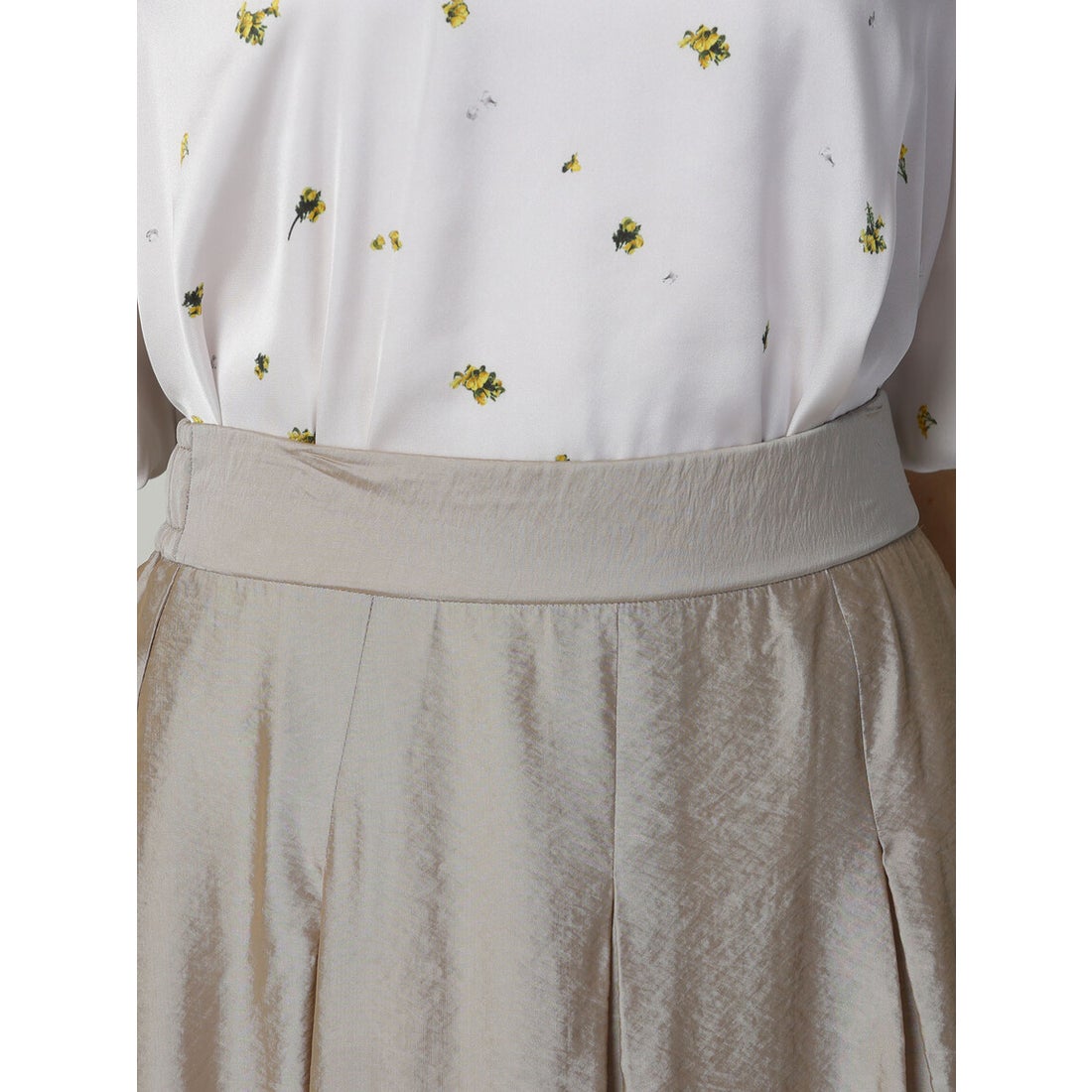 ロートレアモンドゥクラス LAUTREAMONT DE CLASSE ルミナスオーガンジースカート （ベージュ） -ファッション通販 FASHION  WALKER