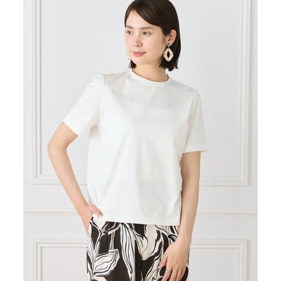 ラヴェイユ バイ スーペリアクローゼット la veille by SUPERIOR CLOSET 《大きいサイズ》シンプルTシャツ （ダークブラウン4）｜詳細画像