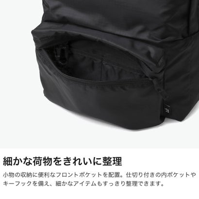 エルシーバイロウワーケース LC by LOWERCASE リュック メンズ レディース 軽量 バックパック デイパック カジュアル 通勤 旅行 おしゃれ ブランド シンプル 軽い 大容量 無地 A4 DAYPACK LITE 20L LC01R （Black）｜詳細画像