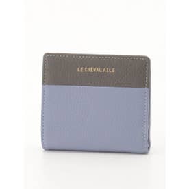 二つ折り財布 （BLU/DGRY）