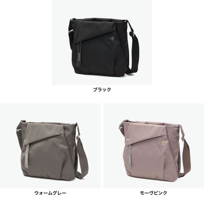 ショルダーバッグ レディース ブランド 軽量 バッグ 斜めがけ 大人 小さめ 撥水 3L スクエア型 ショルダー おしゃれ ミニショルダー 斜めがけバッグ スポーティ 6W09 20271 （ウォームグレー）｜詳細画像