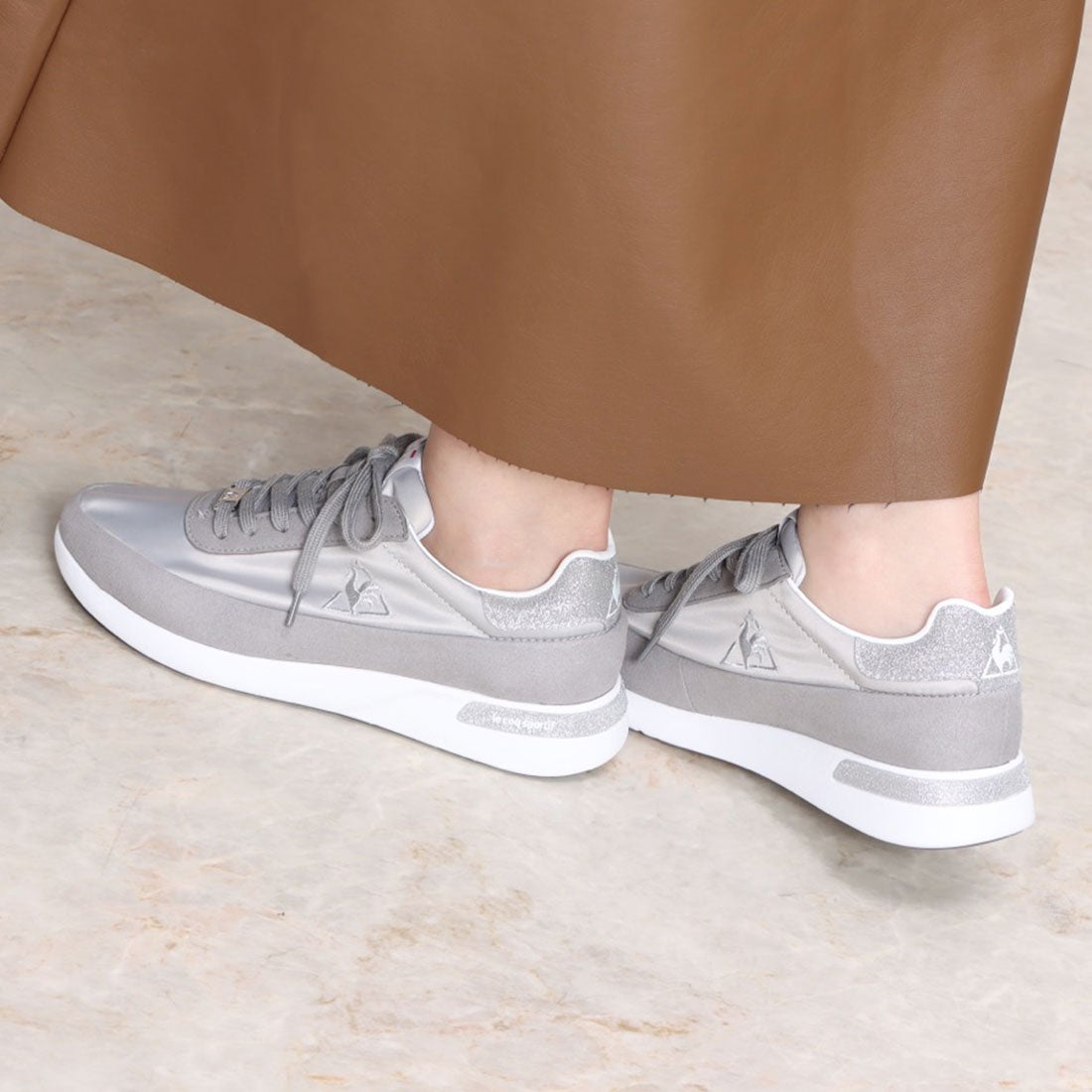 le coq sportif バレエシューズ ホワイト ルコックスポルティフ le coq sportif レースアップスニーカー（LA