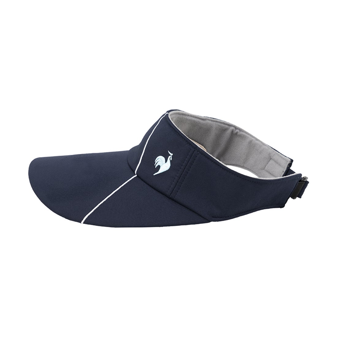 le coq sportif サンバイザー(庇11cmモデル) （ネイビー） -デサント