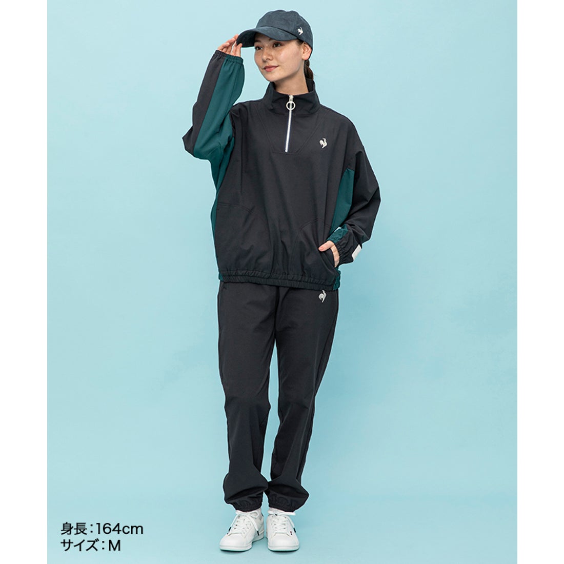le coq sportif LCS プリューム ハーフジップジャケット -デサント