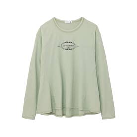 /レディス/シアーニット長袖Tシャツ （GR00）