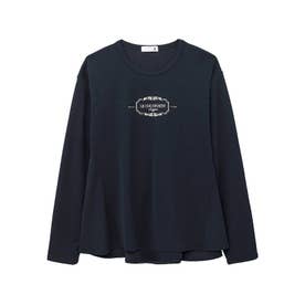 /レディス/シアーニット長袖Tシャツ （NV00）
