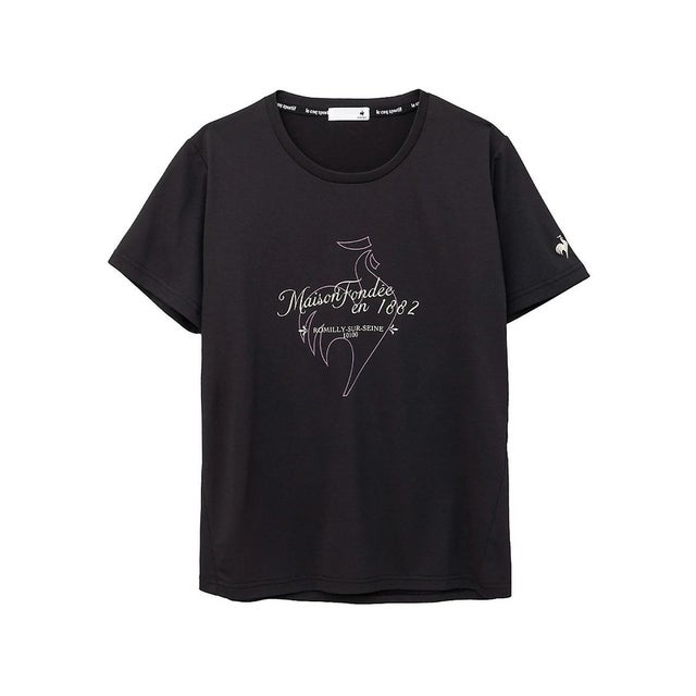 /レディス/汗染み軽減半袖Tシャツ （BK00）