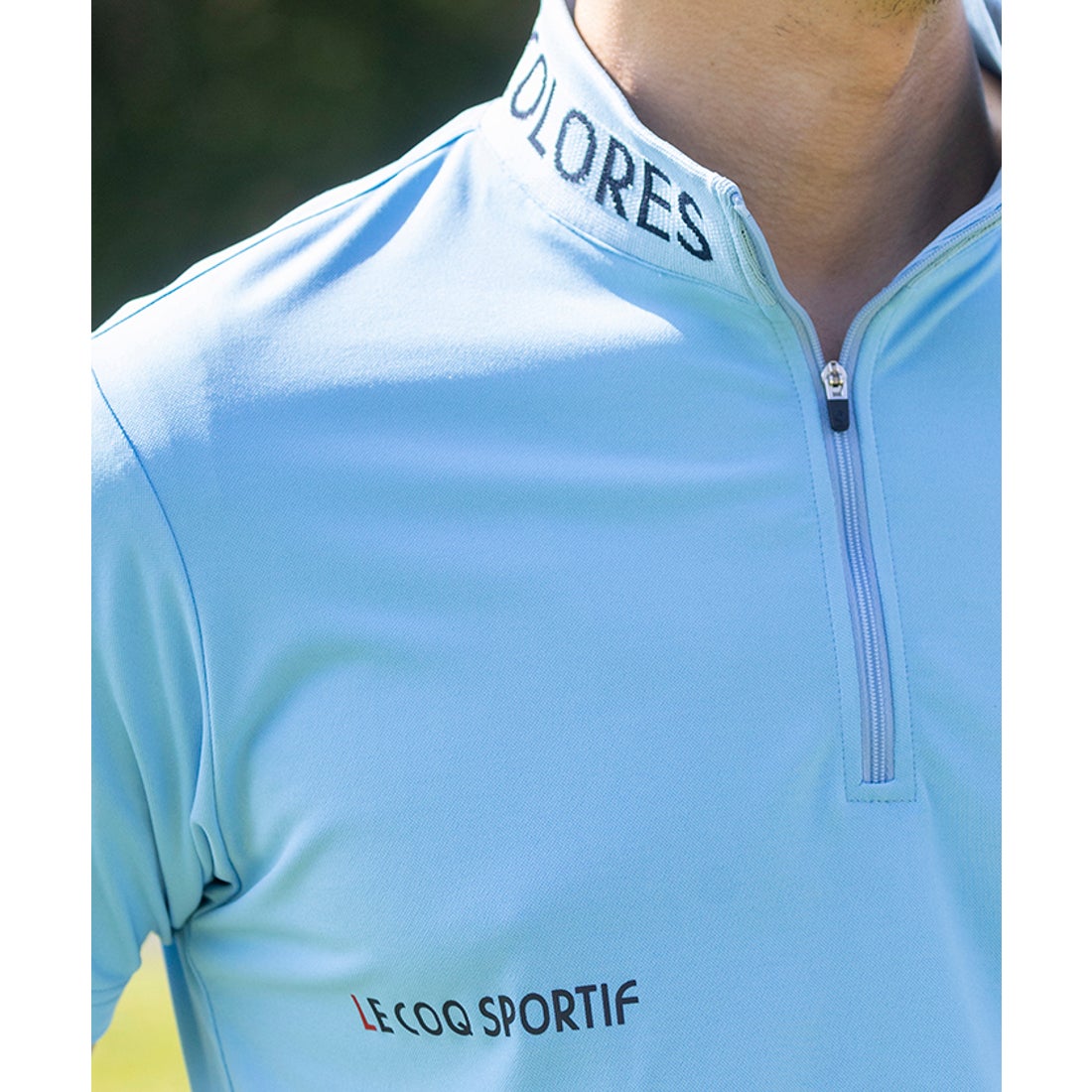 le coq sportif golf 【ストレッチフォーサー】ハーフジップ半袖シャツ