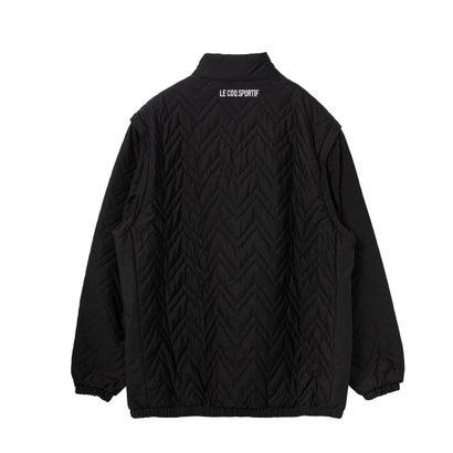 ルコックスポルティフ ゴルフ le coq sportif golf 【大きいサイズ】ヒートナビ中わた2WAYブルゾン｜詳細画像