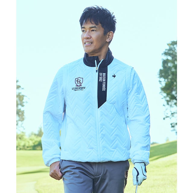 【武井壮着用】ヒートナビ中わたキルト2WAYブルゾン