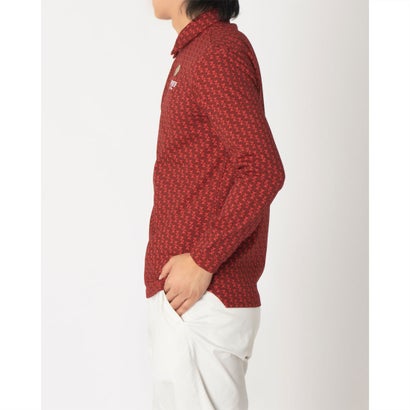 ミニボトル幾何学柄長袖シャツ｜詳細画像