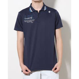 メンズ ゴルフ 半袖シャツ EXcDRY半袖ポロシャツ QGMVJA11 （ネイビー）