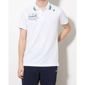 メンズ ゴルフ 半袖シャツ EXcDRY半袖ポロシャツ QGMVJA11 （ホワイト）