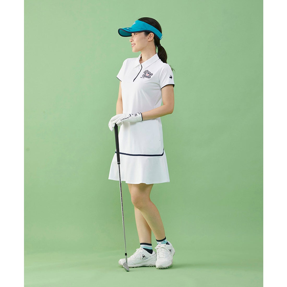le coq sportif golf フレアワンピース (吸汗速乾/ストレッチ/UV CUT