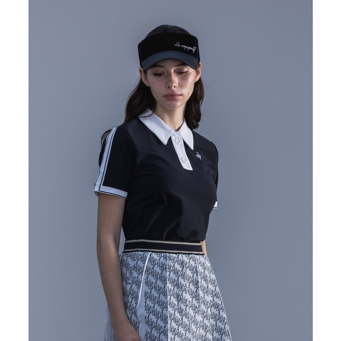 le coq sportif golf 襟長五分袖シャツ 【RIJOUME/リジューム