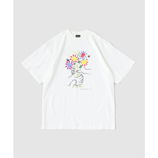 NOT OEM FLOWER/TEE （ホワイト）