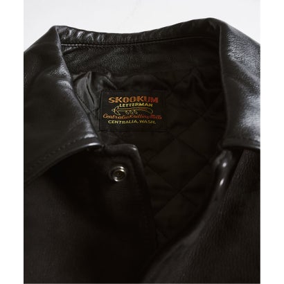 【SKOOKUM / スクーカム】417別注 Leather AWARDジャケット （ブラック）｜詳細画像