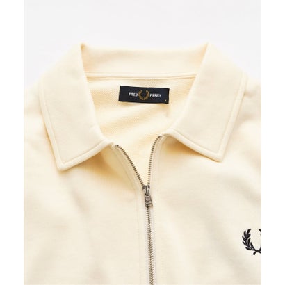 FRED PERRY / フレッドペリー HALF ZIP COLLARED SWEATSHIRT （ボルドー）｜詳細画像