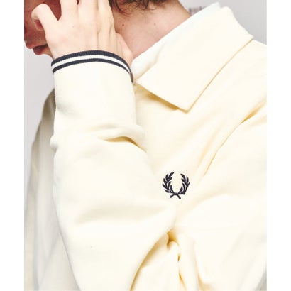 FRED PERRY / フレッドペリー HALF ZIP COLLARED SWEATSHIRT （ボルドー）｜詳細画像