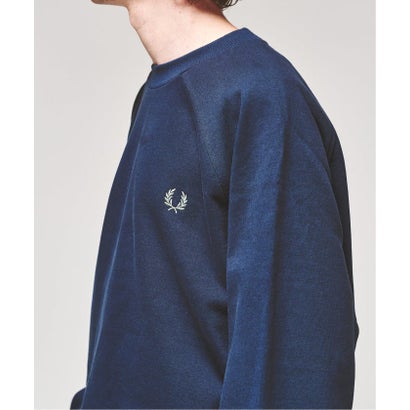 FRED PERRY / フレッドペリー TIPPED CREWNECK SWEATSHIRT （ネイビー）｜詳細画像