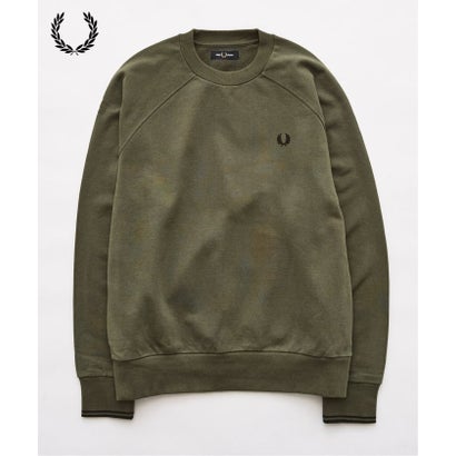 FRED PERRY / フレッドペリー TIPPED CREWNECK SWEATSHIRT （ネイビー）｜詳細画像