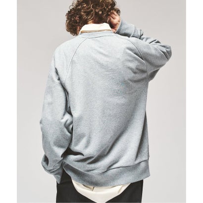 FRED PERRY / フレッドペリー TARTAN APPLIQUE SWEATSHIRT （ネイビー）｜詳細画像