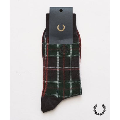 フォーワンセブン エディフィス 417 EDIFICE FRED PERRY / フレッドペリー TARTAN SOCK （オレンジベース）｜詳細画像