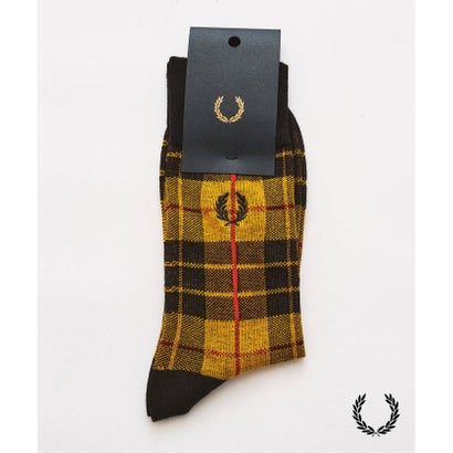 フォーワンセブン エディフィス 417 EDIFICE FRED PERRY / フレッドペリー TARTAN SOCK （ブラックベース）｜詳細画像