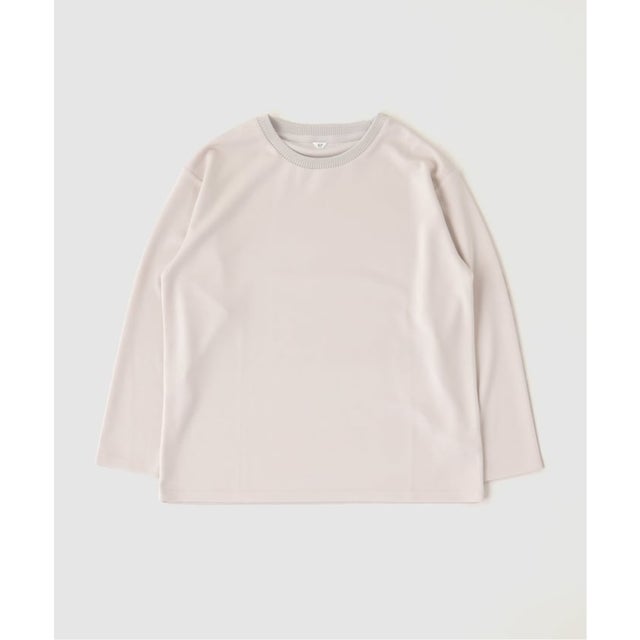 ネックジャガード L/S Tシャツ （グレーB）