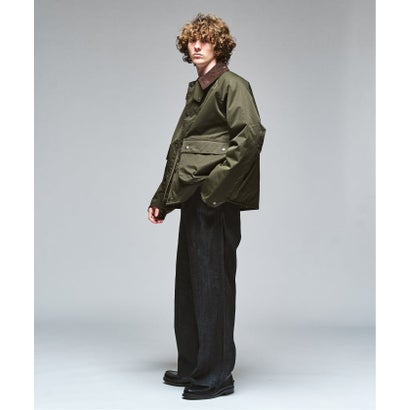 BARBOUR / バブアー 417別注 PADDED TRANSPORT BEDAILE POCKET（カーキ）｜詳細画像