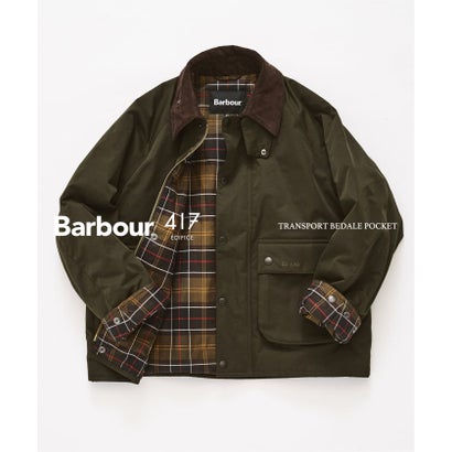 BARBOUR / バブアー 417別注 PADDED TRANSPORT BEDAILE POCKET（ブラック）｜詳細画像