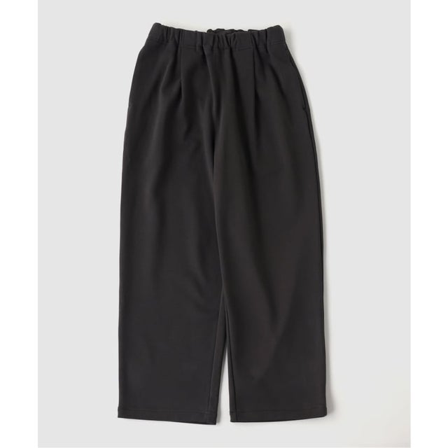 STILL BY HAND / スティルバイハンド Cotton jersey wide pants （ブラウン）