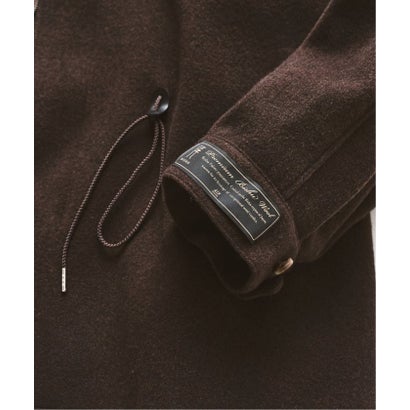 フォーワンセブン エディフィス 417 EDIFICE BISHU WOOL MOSSA モッズコート（ブラウン）｜詳細画像
