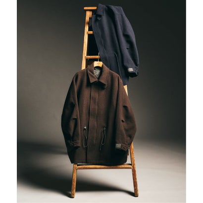 BISHU WOOL MOSSA モッズコート（ネイビー）｜詳細画像