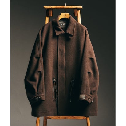 BISHU WOOL MOSSA モッズコート（ネイビー）｜詳細画像