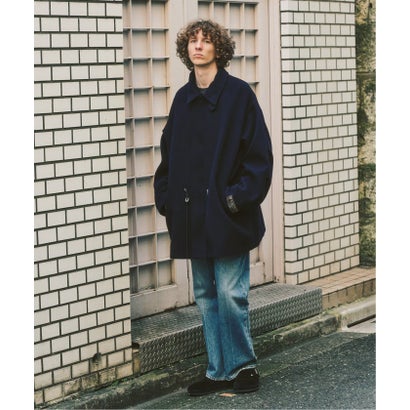 BISHU WOOL MOSSA モッズコート（ネイビー）｜詳細画像