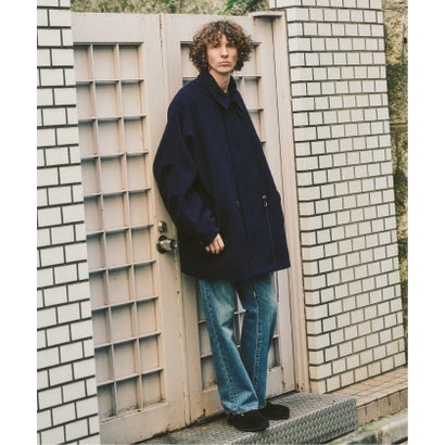 BISHU WOOL MOSSA モッズコート（ネイビー）｜詳細画像