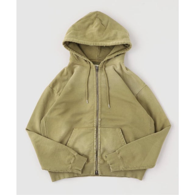 ANACHRONORM / アナクロノーム FADED FULL ZIP HOODIE （グリーン）