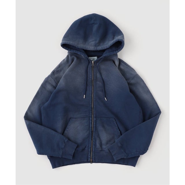 ANACHRONORM / アナクロノーム FADED FULL ZIP HOODIE （ネイビー）
