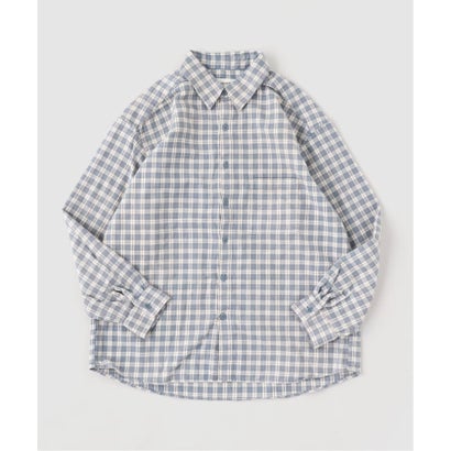 フォーワンセブン エディフィス 417 EDIFICE ANACHRONORM / アナクロノーム CHECK WIDE SHIRTS （ベージュ）｜詳細画像