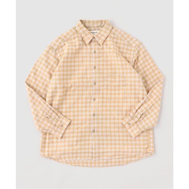 ANACHRONORM / アナクロノーム CHECK WIDE SHIRTS （ベージュ）