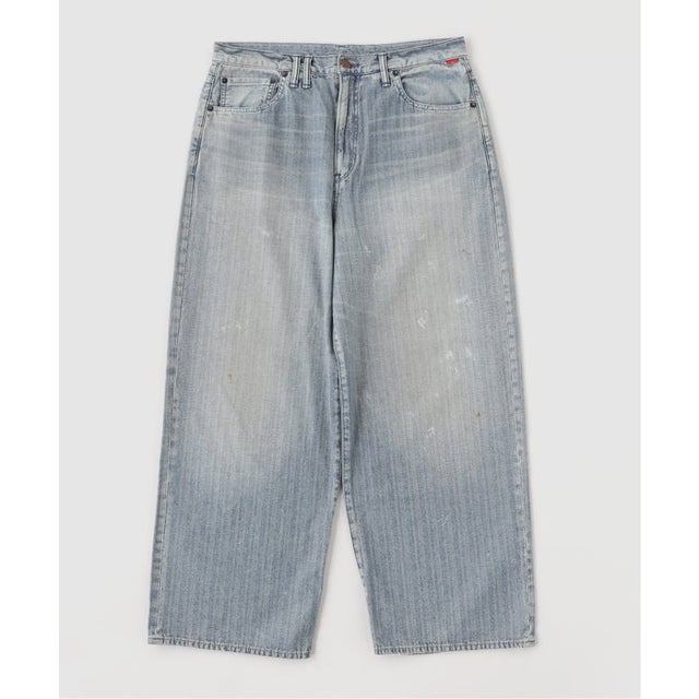 ANACHRONORM / アナクロノーム HERRINGBONE DENIM WIDE 5P PT （ネイビー）