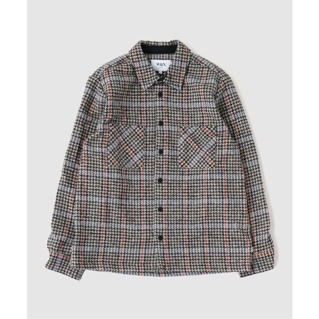 【WAX LONDON / ワックス ロンドン】 オーバーシャツ GREY （グレー）