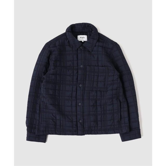 【WAX LONDON / ワックス ロンドン】 オーバーシャツ NAVY （ネイビー）
