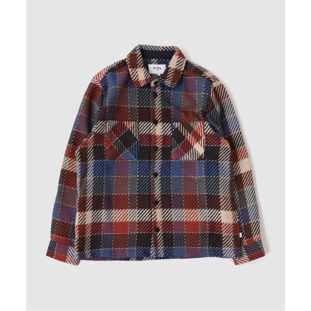 【WAX LONDON / ワックス ロンドン】WHITING OVERSHIRT PIKE CHK （オレンジ）