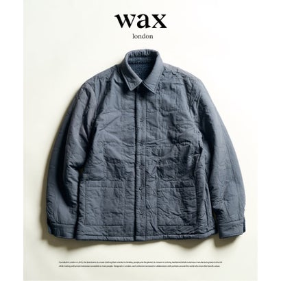 【WAX LONDON / ワックス ロンドン】MOUNT REVERSIBLE OVERSHIRT （グレー）｜詳細画像