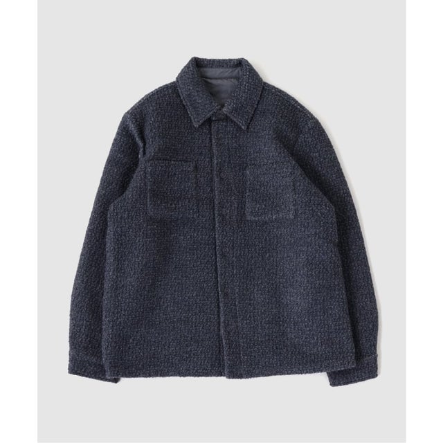 【WAX LONDON / ワックス ロンドン】MOUNT REVERSIBLE OVERSHIRT （グレー）