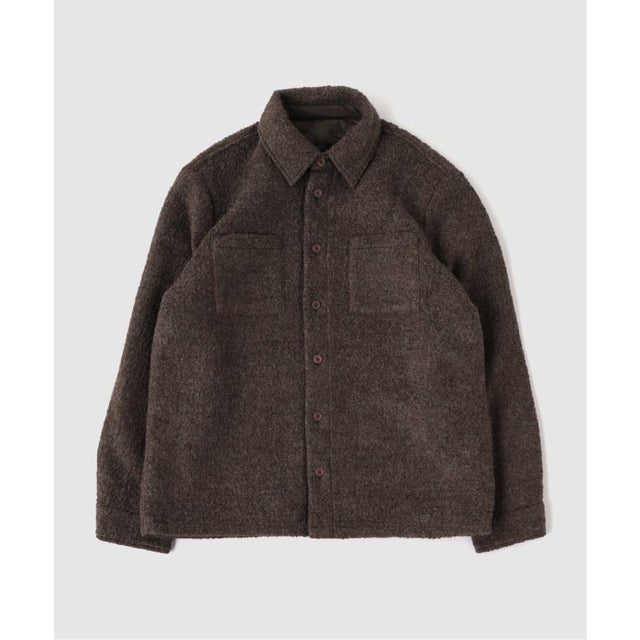 【WAX LONDON / ワックス ロンドン】MOUNT REVERSIBLE OVERSHIRT （ブラウン）