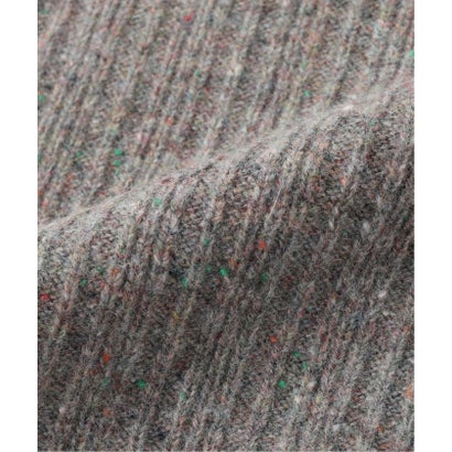 フォーワンセブン エディフィス 417 EDIFICE crepuscule / クレプスキュール Nep Knit Shirt （グレーA）｜詳細画像